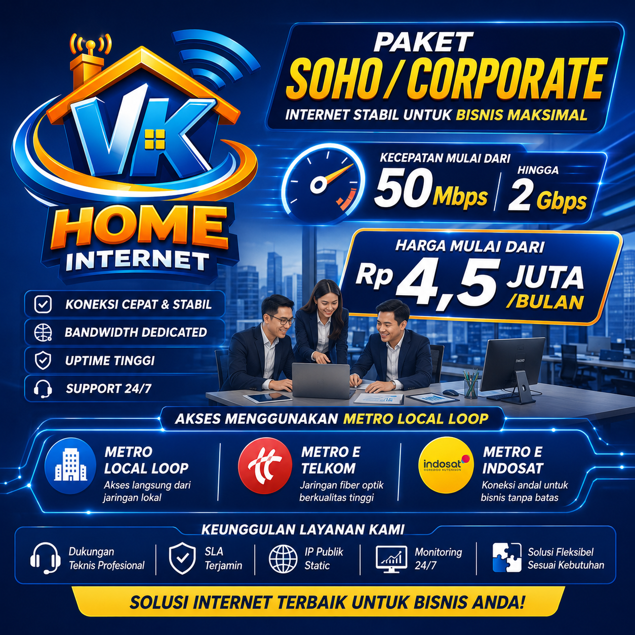 PAKET DEDICATE CORPORATE